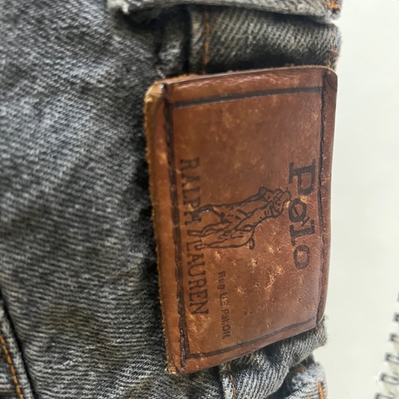 Vintage Polo Ralph Lauren Black Jeans 34x34 - Picture 2 of 4